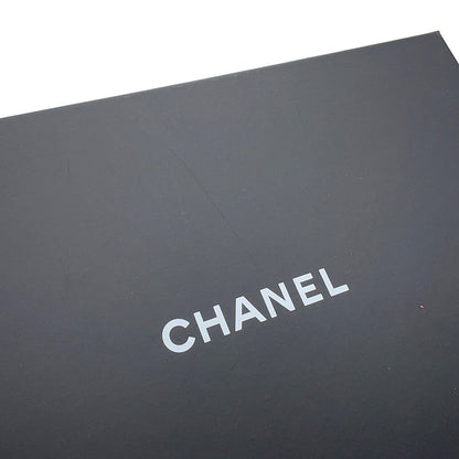 CHANEL CC Logo Chain Wallet White Caviar Leather