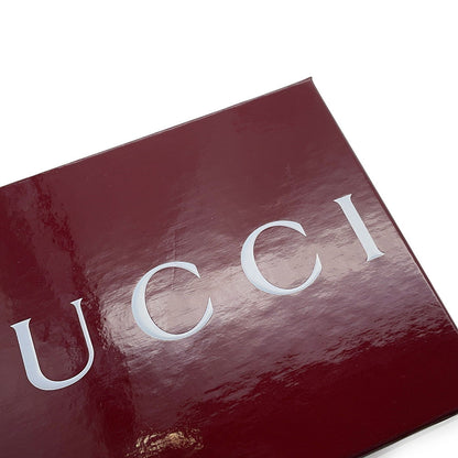 GUCCI Jackie 1961 Card Case Wallet Beige/Brown645536 GG Supreme/Leather