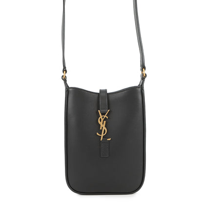 SAINT LAURENT PARIS LE 5 A 7 Mini Vertical Shoulder Bag Black7352142R20W1000 Leather Size Mini