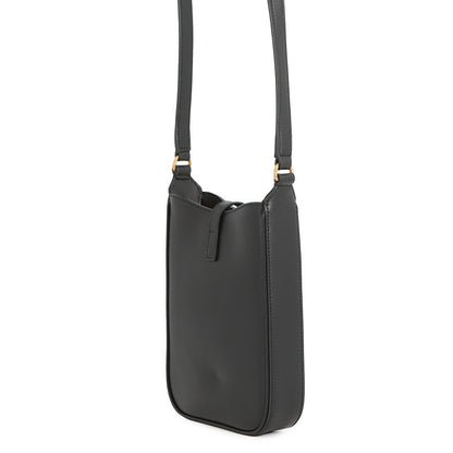 SAINT LAURENT PARIS LE 5 A 7 Mini Vertical Shoulder Bag Black7352142R20W1000 Leather Size Mini