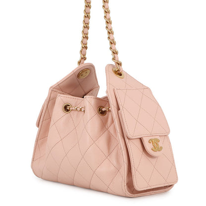 CHANEL CHANEL25 ChainShoulder Bag PinkAS5631 Caviar Leather Size Mini