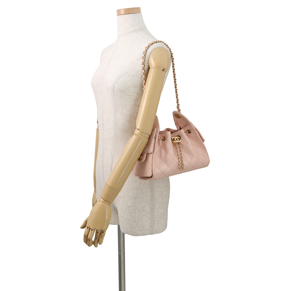 CHANEL CHANEL25 ChainShoulder Bag PinkAS5631 Caviar Leather Size Mini