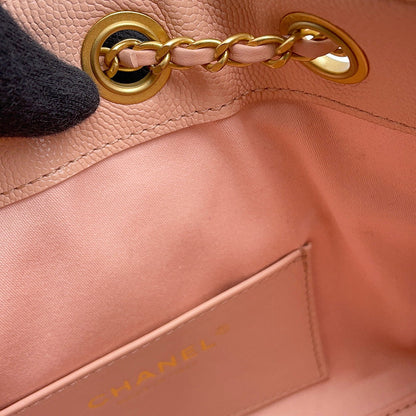 CHANEL CHANEL25 ChainShoulder Bag PinkAS5631 Caviar Leather Size Mini