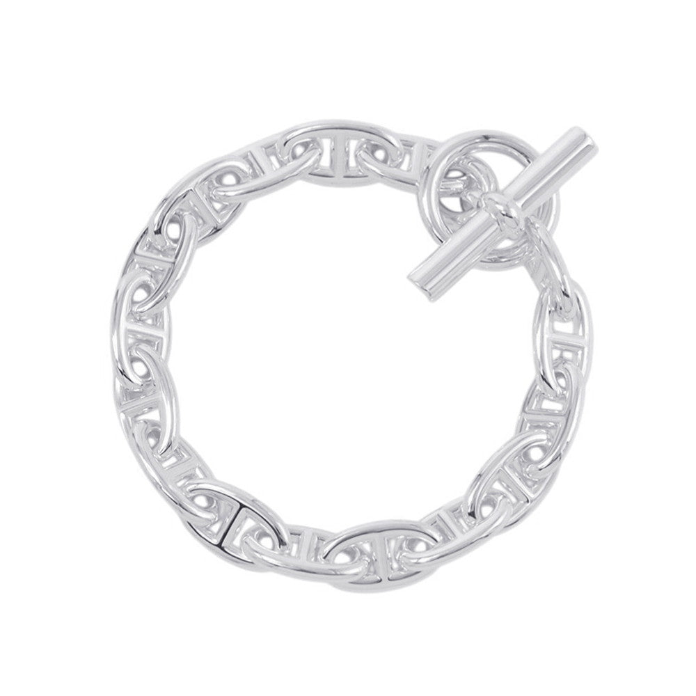HERMES Chaine d'Ancre Bracelet 16 frames Size GM SV925