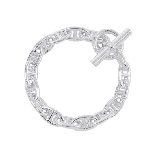 HERMES Chaine d'Ancre Bracelet 16 frames Size GM SV925