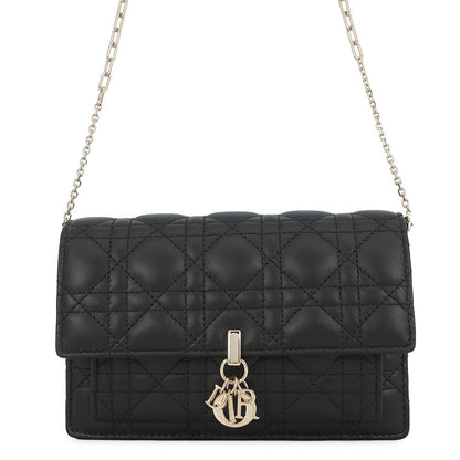 Dior Cannage My Dior Daily Chain Pouch BlackS0937ONMJ_M900 Lambskin