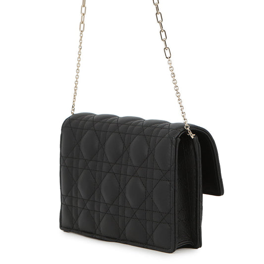 Dior Cannage My Dior Daily Chain Pouch BlackS0937ONMJ_M900 Lambskin