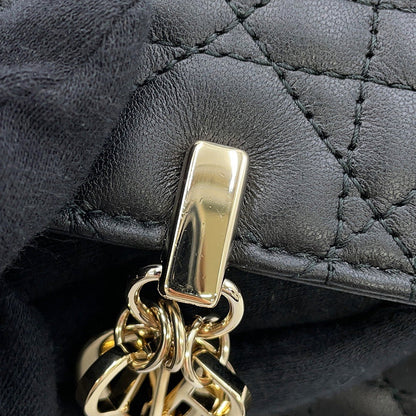 Dior Cannage My Dior Daily Chain Pouch BlackS0937ONMJ_M900 Lambskin