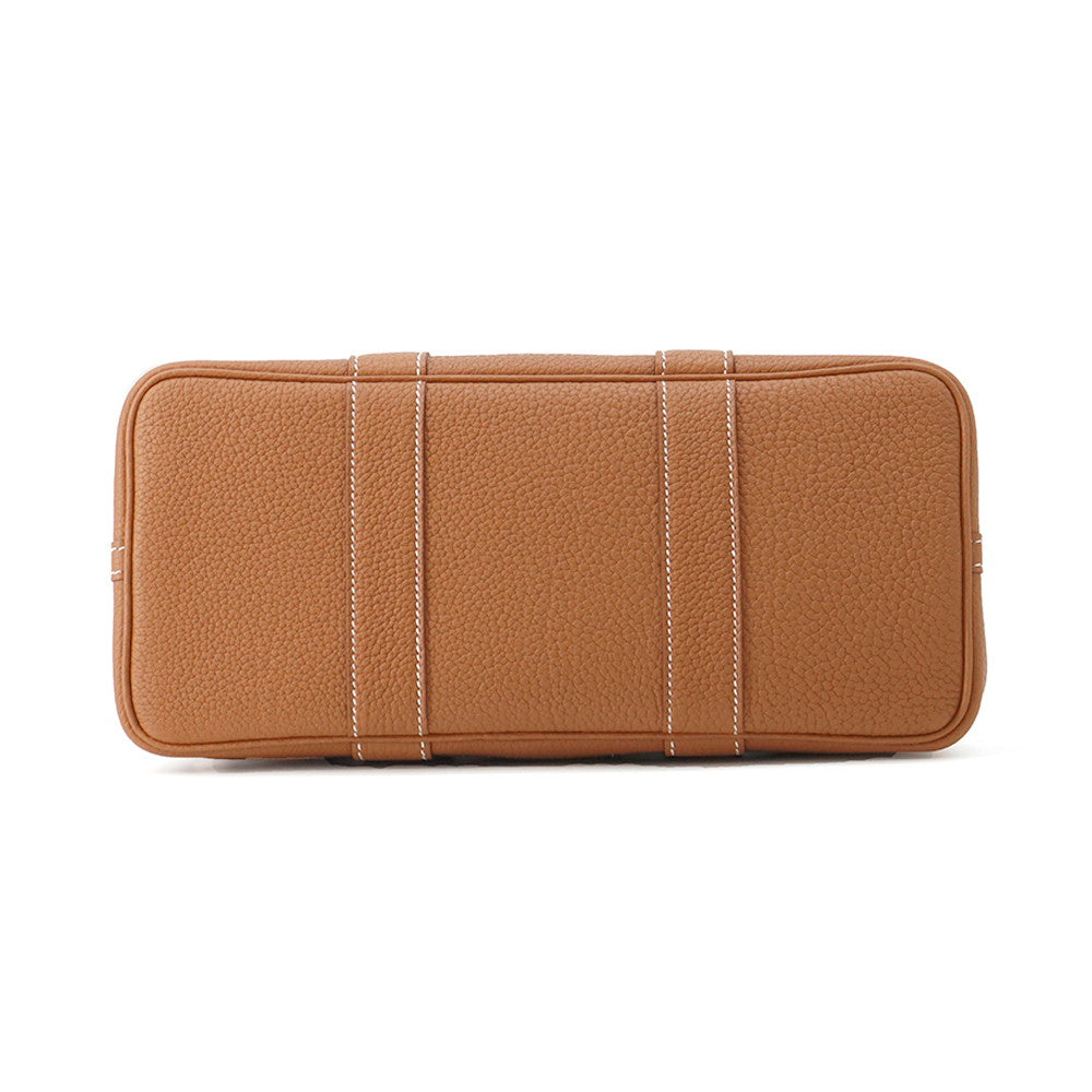 HERMES Garden Party Gold Negonda Leather Size TPM