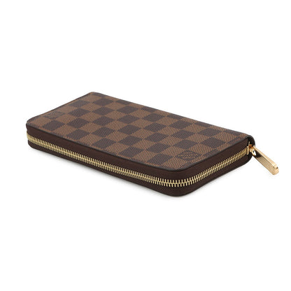 LOUIS VUITTON Zippy Wallet BrownN41661 Damier ・Ebene