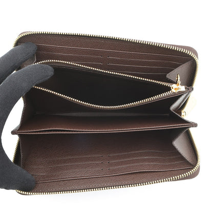LOUIS VUITTON Zippy Wallet BrownN41661 Damier ・Ebene