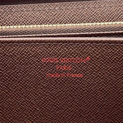 LOUIS VUITTON Zippy Wallet BrownN41661 Damier ・Ebene