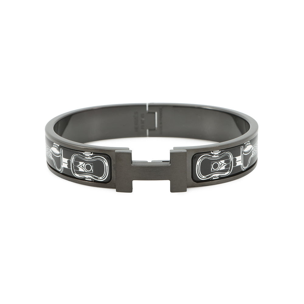 HERMES ClicHH/HERMES・Metalic Bracelet Cosmos Metal Enamel