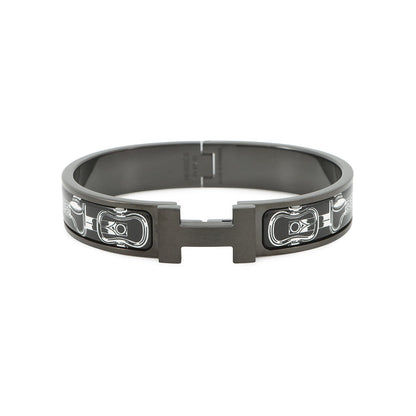 HERMES ClicHH/HERMES・Metalic Bracelet Cosmos Metal Enamel