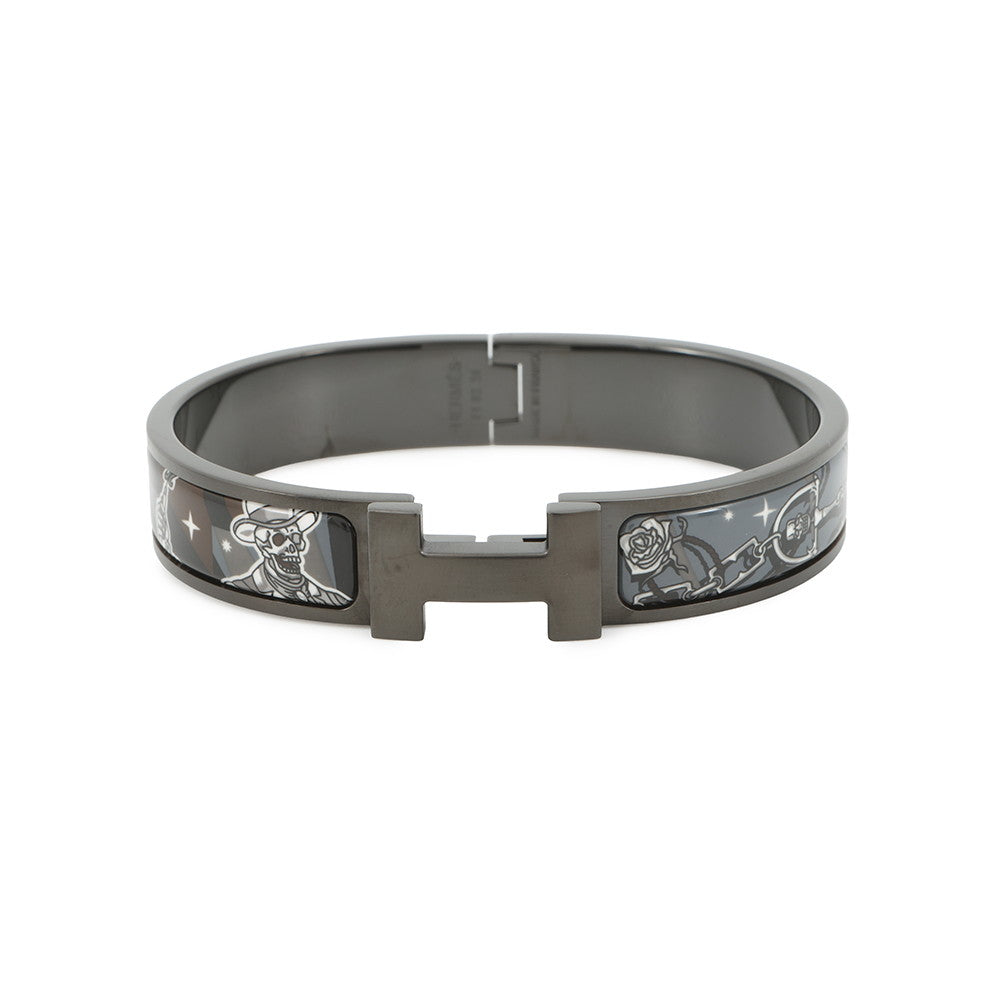 HERMES ClicHH/Cerafet Bracelet Grand Classic Metal Enamel