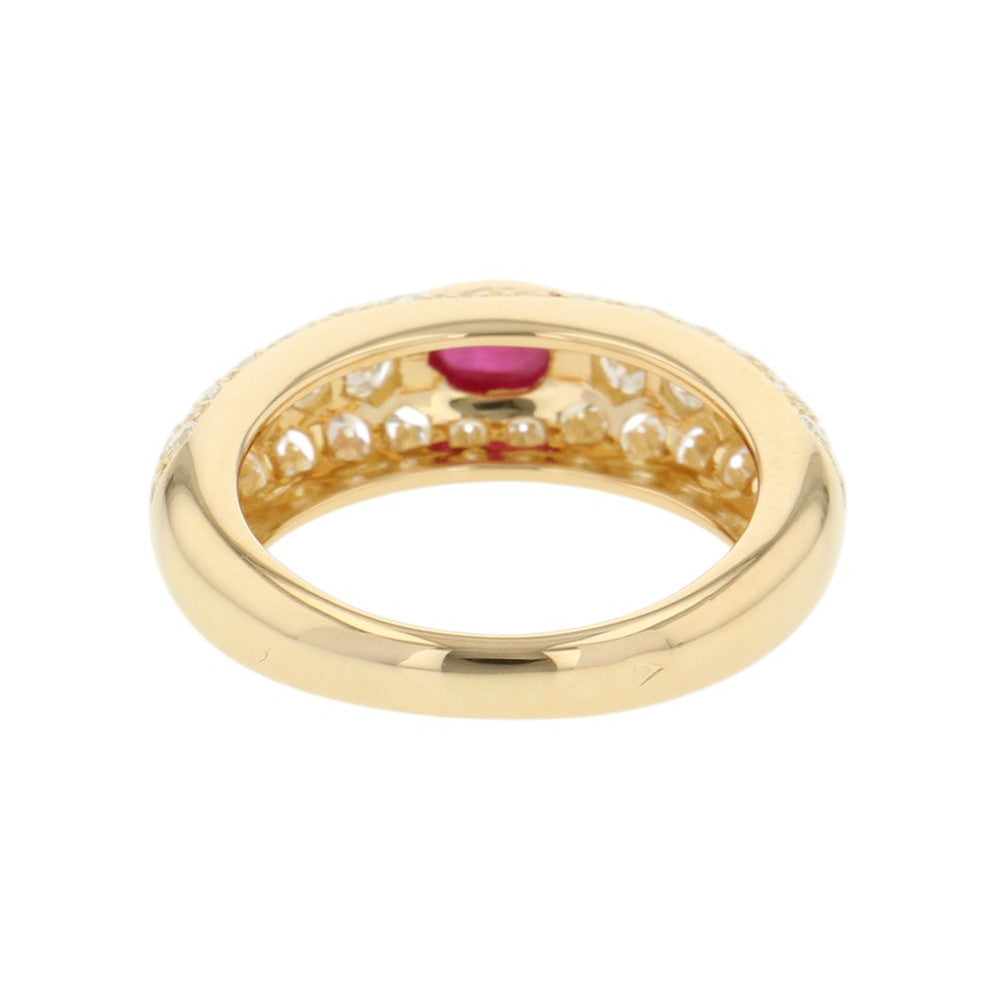 CARTIER Mimistar Ring Size 51/#11 18K Yellow Gold