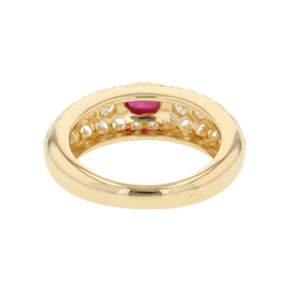 CARTIER Mimistar Ring Size 51/#11 18K Yellow Gold