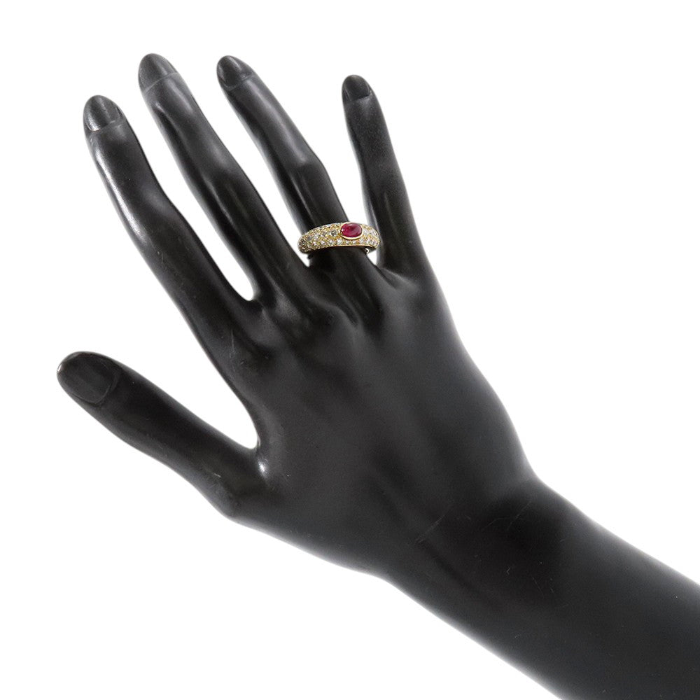 CARTIER Mimistar Ring Size 51/#11 18K Yellow Gold