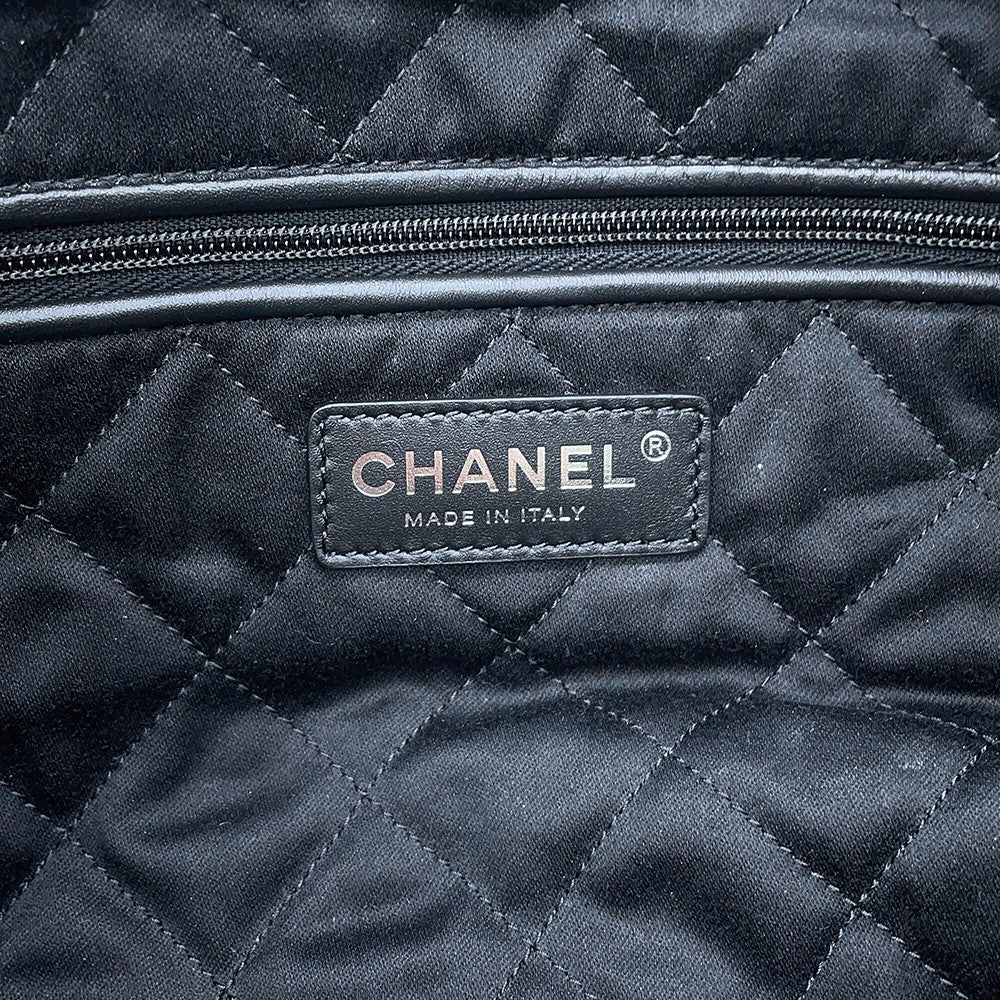 CHANEL CHANEL22 ChainShoulder Bag BlackAS3260 Shiny Calf Leather Size Small