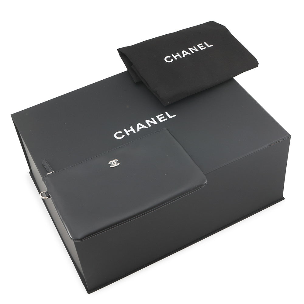CHANEL CHANEL22 ChainShoulder Bag BlackAS3260 Shiny Calf Leather Size Small