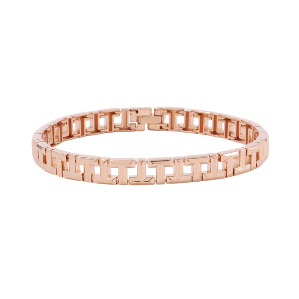 TIFFANY&Co. T True Narrow Bracelet Size Extra large 18K Pink Gold