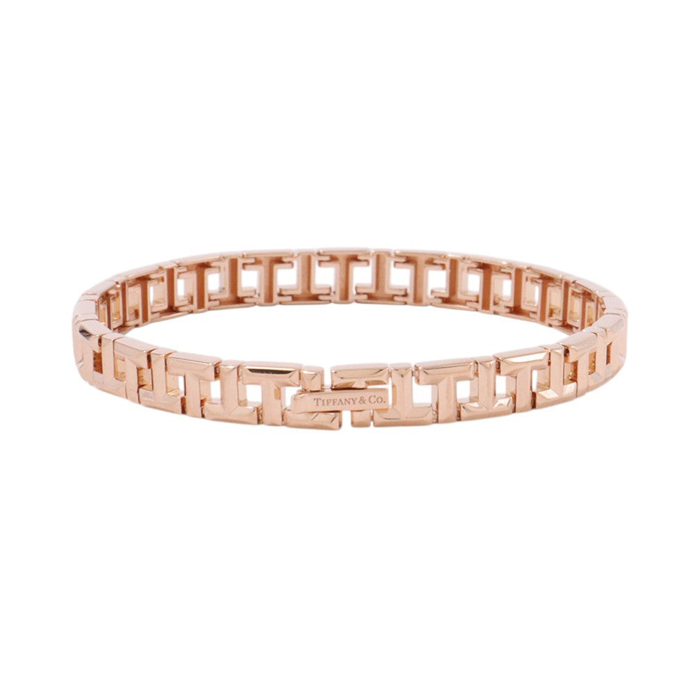 TIFFANY&Co. T True Narrow Bracelet Size Extra large 18K Pink Gold