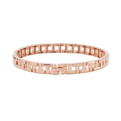 TIFFANY&Co. T True Narrow Bracelet Size Extra large 18K Pink Gold
