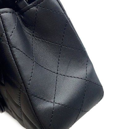 CHANEL Mini Matelasse ChainShoulder Bag BlackA69900 Lambskin Size 20