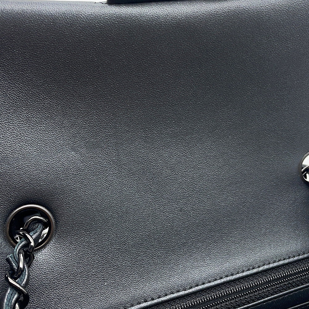 CHANEL Mini Matelasse ChainShoulder Bag BlackA69900 Lambskin Size 20