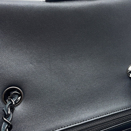 CHANEL Mini Matelasse ChainShoulder Bag BlackA69900 Lambskin Size 20