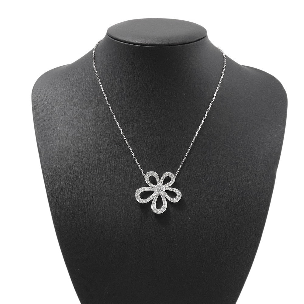 Van Cleef & Arpels Flower lace PendantVCARP05200 18K White Gold