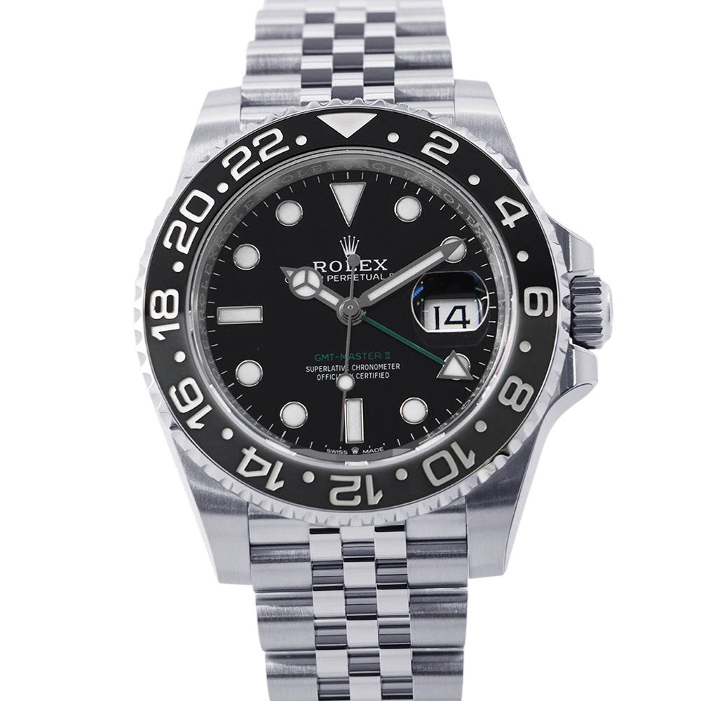 ROLEX GMT Master II W40mm Stainless Steel Black Dial126710GRNR