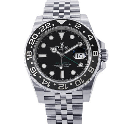 ROLEX GMT Master II W40mm Stainless Steel Black Dial126710GRNR