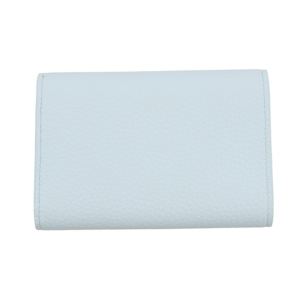 LOUIS VUITTON Portefeuille Capucine Compact Sky BlueN89898 Taurillon Leather/Karung Leather