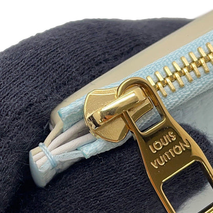 LOUIS VUITTON Portefeuille Capucine Compact Sky BlueN89898 Taurillon Leather/Karung Leather