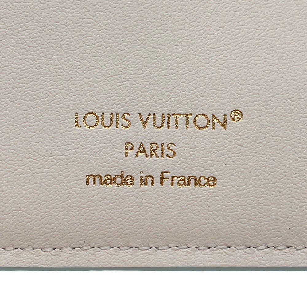 LOUIS VUITTON Portefeuille Capucine Compact Sky BlueN89898 Taurillon Leather/Karung Leather