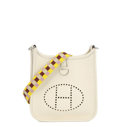 HERMES Evelyne Maxi Quadrille Nata Taurillon Clemence Size TPM