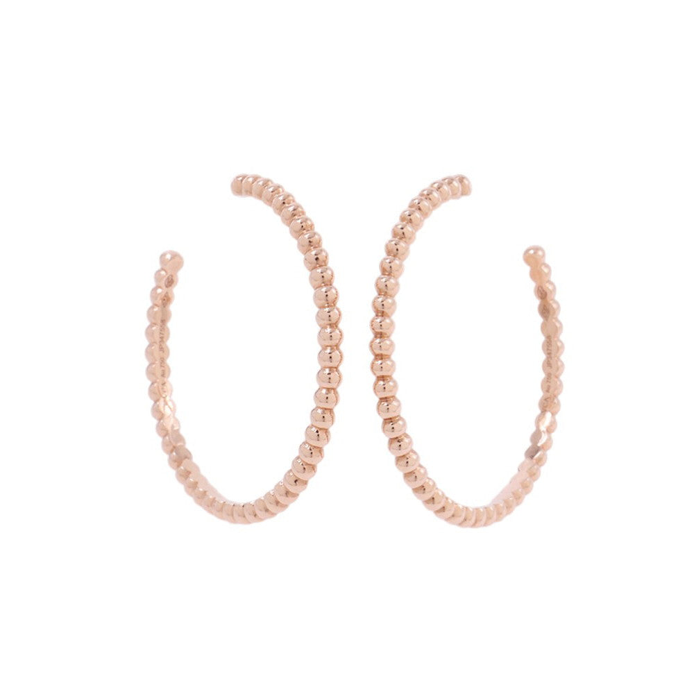 Van Cleef & Arpels Perle GoldPearl hoop earrings Size SmallVCARN9PL00 18K Pink Gold
