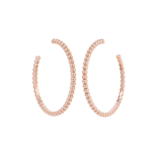 Van Cleef & Arpels Perle GoldPearl hoop earrings Size SmallVCARN9PL00 18K Pink Gold