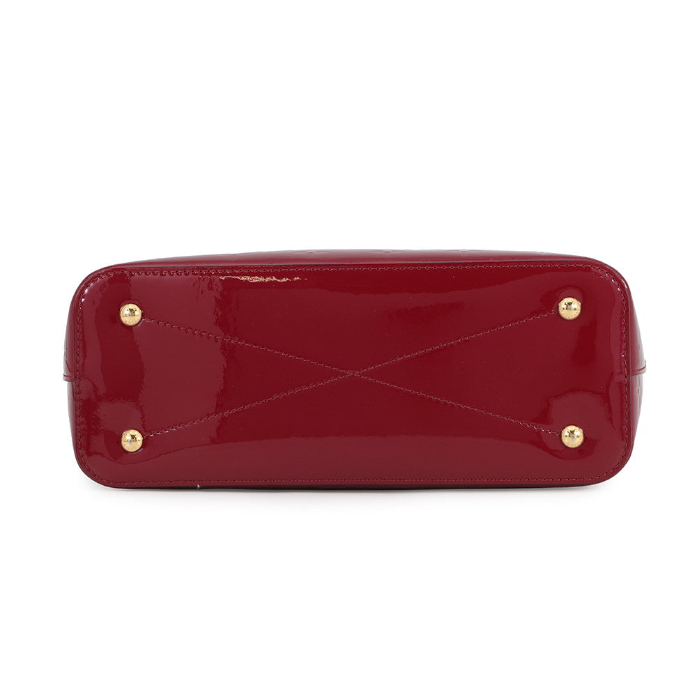 LOUIS VUITTON Long Beach MagentaM90480 Monogram Vernis Leather Size PM