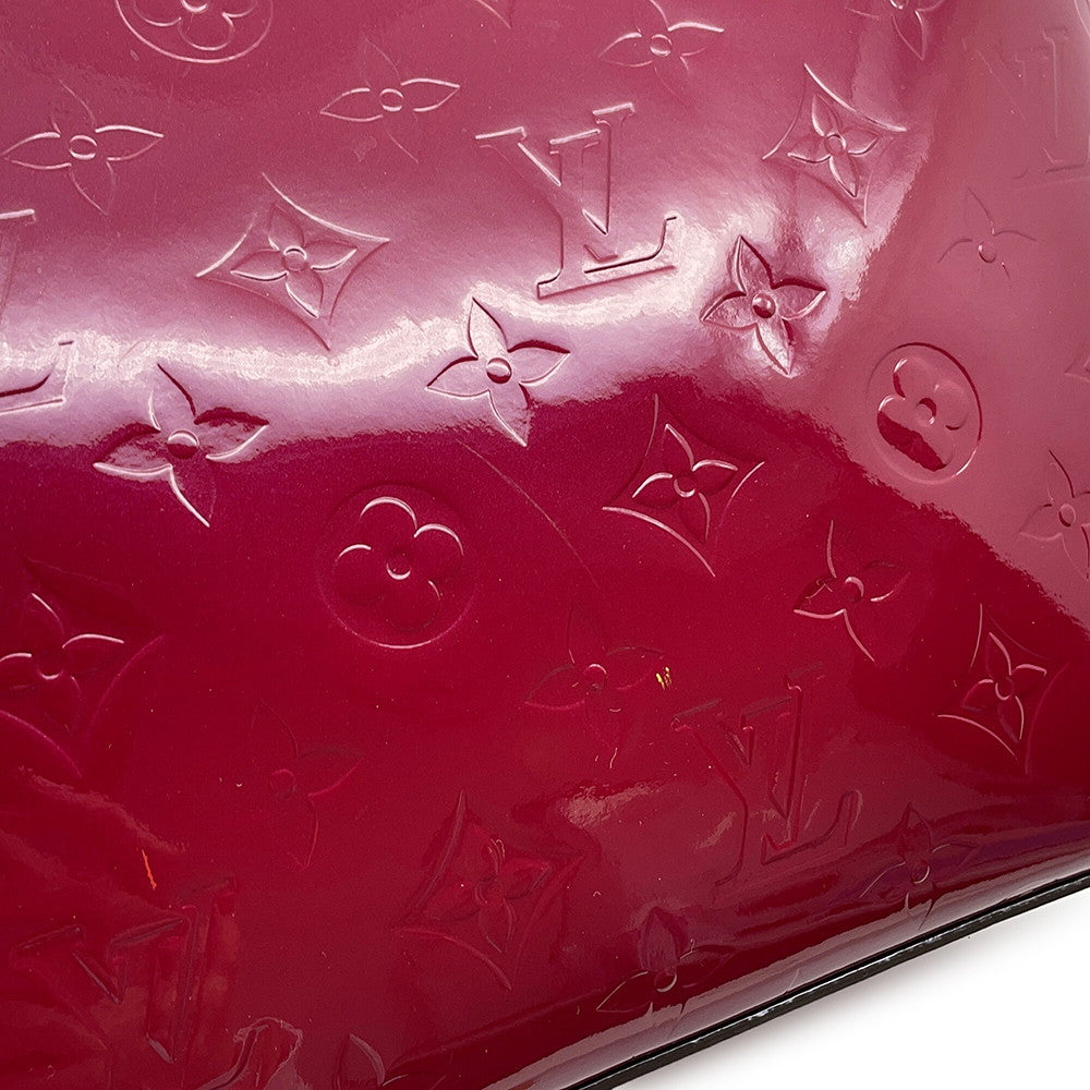 LOUIS VUITTON Long Beach MagentaM90480 Monogram Vernis Leather Size PM