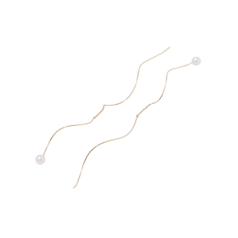 TASAKI Freshwater Pearl American EarringsEC-3679 18K Yellow Gold