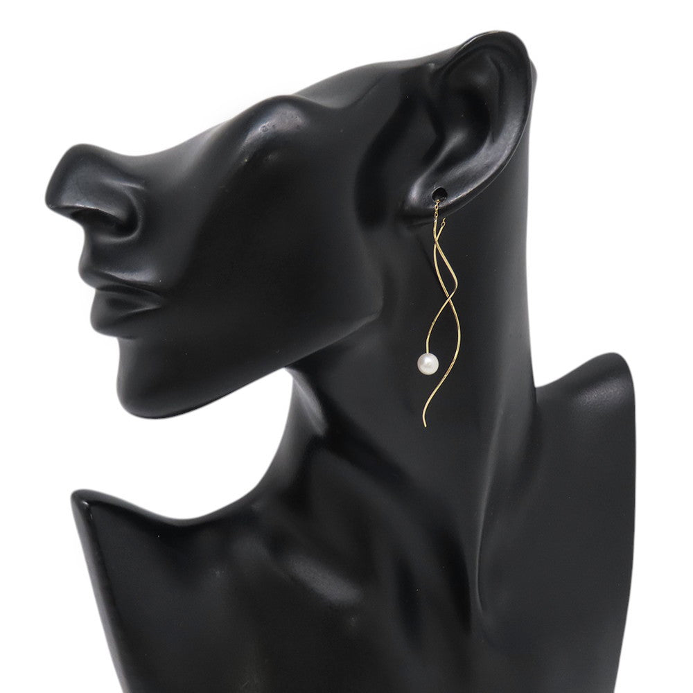 TASAKI Freshwater Pearl American EarringsEC-3679 18K Yellow Gold
