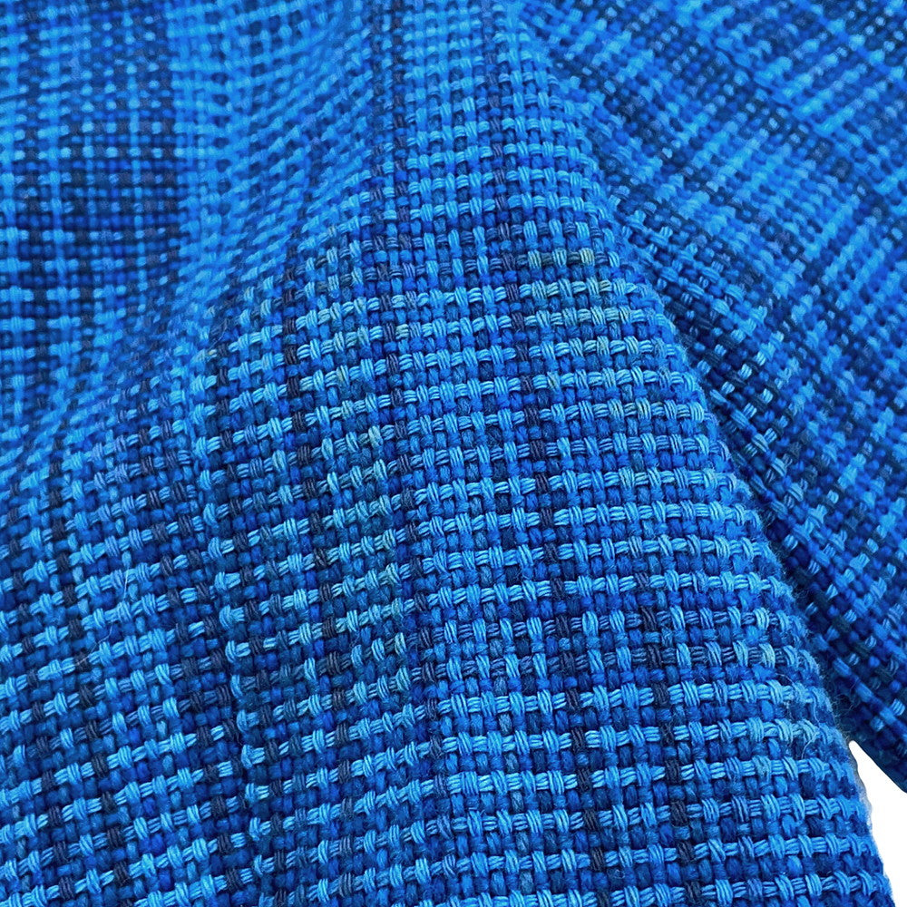 CHANEL 2020 Resort Collection Checkered Tweed Jacket Size 36 BlueP62605 V46600 MG152 Cotton53% Wool 35% Polyamide12%