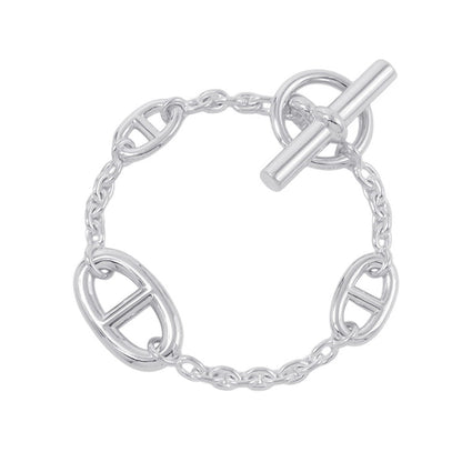 HERMES Chaine d'Ancre Farandole Bracelet Size SH SV925