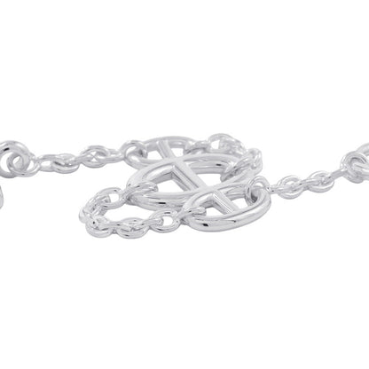 HERMES Chaine d'Ancre Farandole Bracelet Size SH SV925