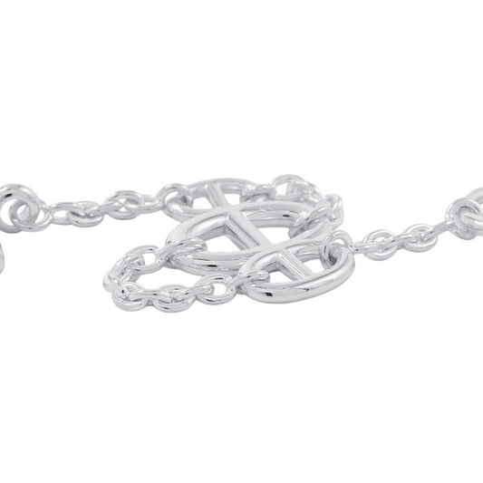 HERMES Chaine d'Ancre Farandole Bracelet Size SH SV925