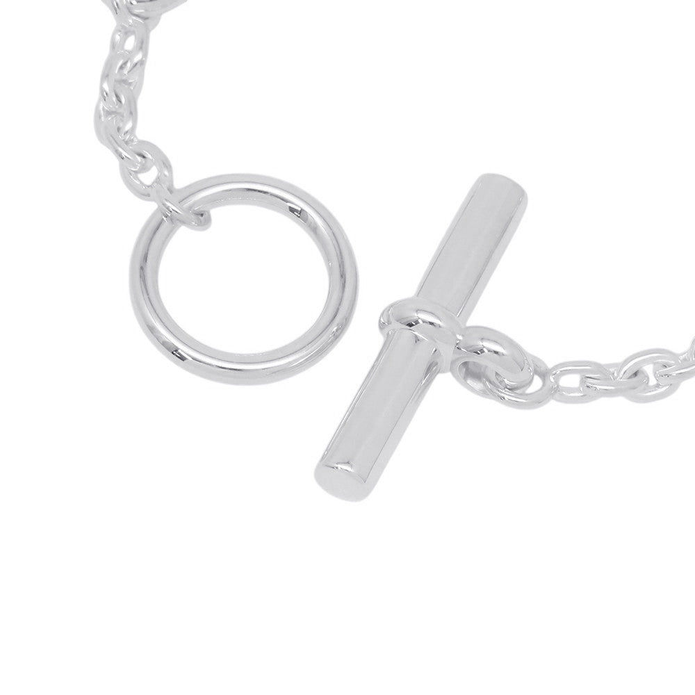 HERMES Chaine d'Ancre Farandole Bracelet Size SH SV925