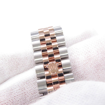 ROLEX Lady-Datejust W28mm Stainless Steel K18PG Aubergine Dial279171G