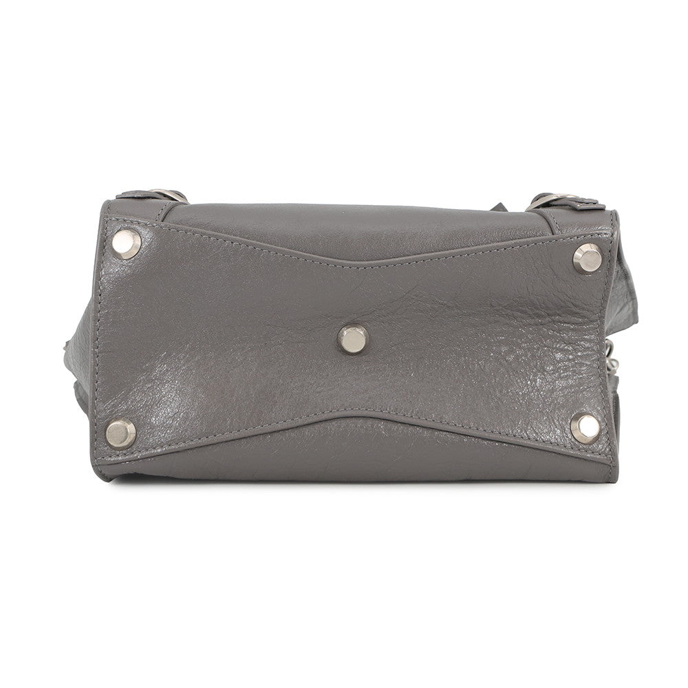 BALENCIAGA Neo-Classic Upside Down Gray702502210B01404 Leather Size M